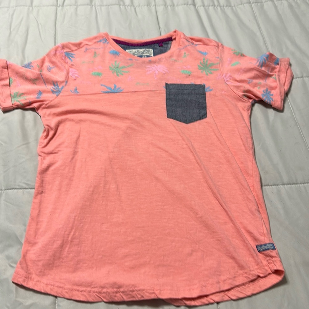 Huntington Beach Club Tropical t-shirt coral